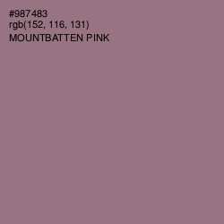 #987483 - Mountbatten Pink Color Image