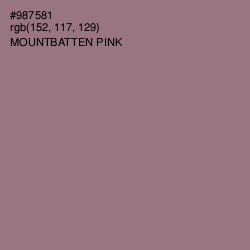 #987581 - Mountbatten Pink Color Image