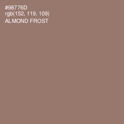 #98776D - Almond Frost Color Image