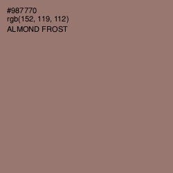 #987770 - Almond Frost Color Image