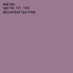 #987991 - Mountbatten Pink Color Image