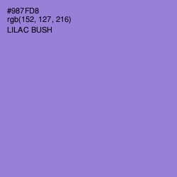 #987FD8 - Lilac Bush Color Image