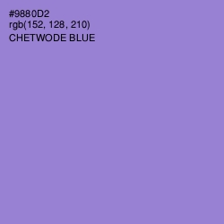#9880D2 - Chetwode Blue Color Image