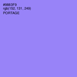 #9883F9 - Portage Color Image