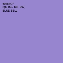 #9885CF - Blue Bell Color Image