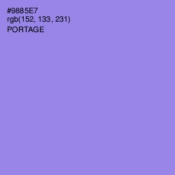 #9885E7 - Portage Color Image