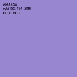 #9886D0 - Blue Bell Color Image