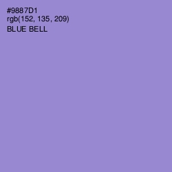 #9887D1 - Blue Bell Color Image