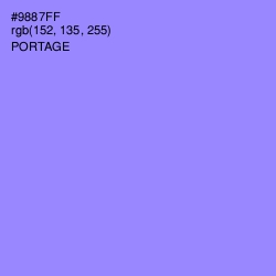 #9887FF - Portage Color Image