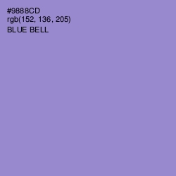 #9888CD - Blue Bell Color Image