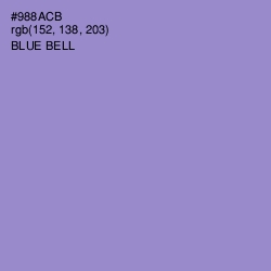 #988ACB - Blue Bell Color Image