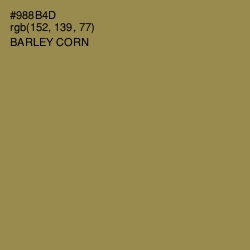 #988B4D - Barley Corn Color Image