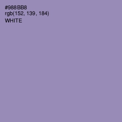#988BB8 - Manatee Color Image
