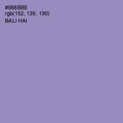 #988BBE - Bali Hai Color Image