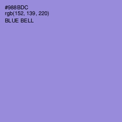 #988BDC - Blue Bell Color Image