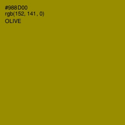 #988D00 - Olive Color Image