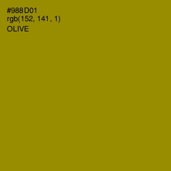 #988D01 - Olive Color Image