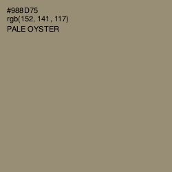 #988D75 - Pale Oyster Color Image