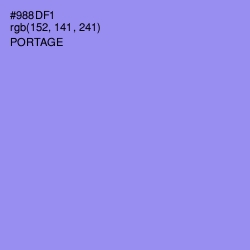 #988DF1 - Portage Color Image