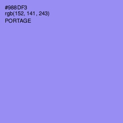 #988DF3 - Portage Color Image
