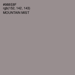 #988E8F - Mountain Mist Color Image