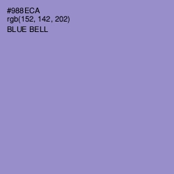 #988ECA - Blue Bell Color Image