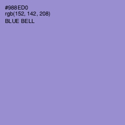 #988ED0 - Blue Bell Color Image