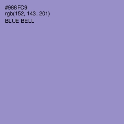 #988FC9 - Blue Bell Color Image