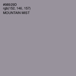 #98929D - Mountain Mist Color Image