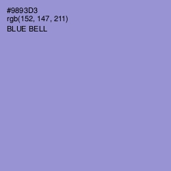 #9893D3 - Blue Bell Color Image