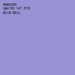 #9893D5 - Blue Bell Color Image