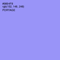#9894F8 - Portage Color Image