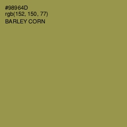 #98964D - Barley Corn Color Image