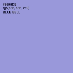 #9898DB - Blue Bell Color Image