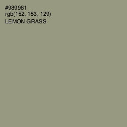 #989981 - Lemon Grass Color Image