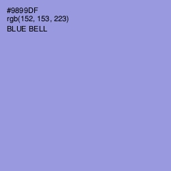 #9899DF - Blue Bell Color Image