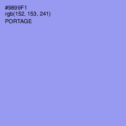 #9899F1 - Portage Color Image