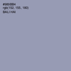 #989BB4 - Bali Hai Color Image
