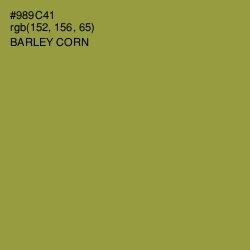 #989C41 - Barley Corn Color Image