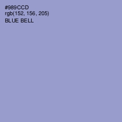 #989CCD - Blue Bell Color Image