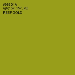 #989D1A - Reef Gold Color Image