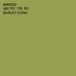 #989E52 - Barley Corn Color Image