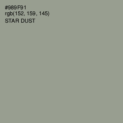 #989F91 - Star Dust Color Image