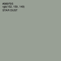 #989F95 - Star Dust Color Image