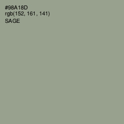 #98A18D - Sage Color Image