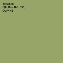 #98A568 - Olivine Color Image