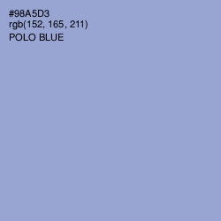 #98A5D3 - Polo Blue Color Image