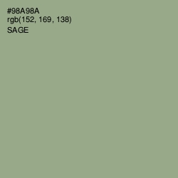 #98A98A - Sage Color Image