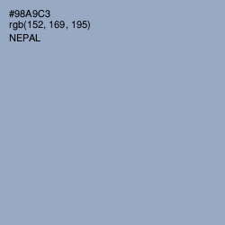 #98A9C3 - Nepal Color Image