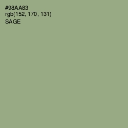 #98AA83 - Sage Color Image